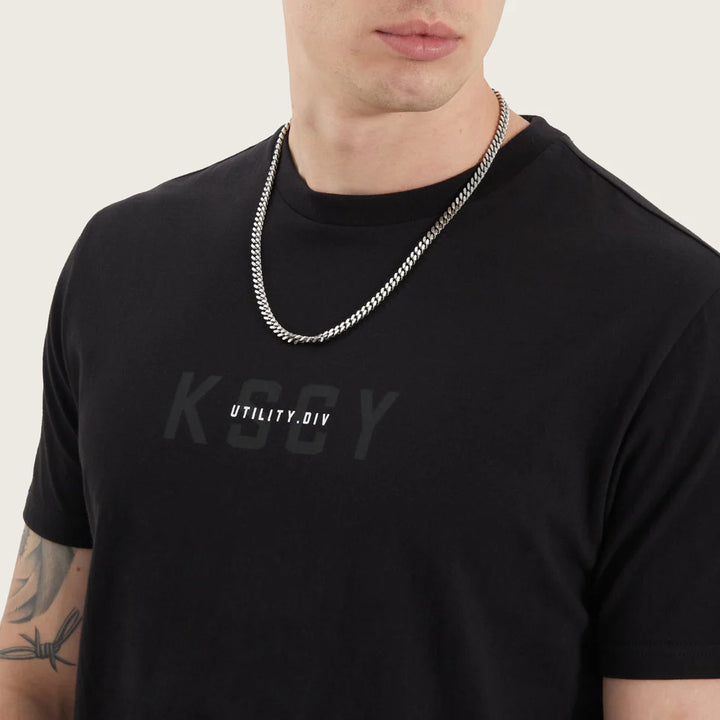 Kiss Chacey Shafer Dual Curved Tee - Jet Black