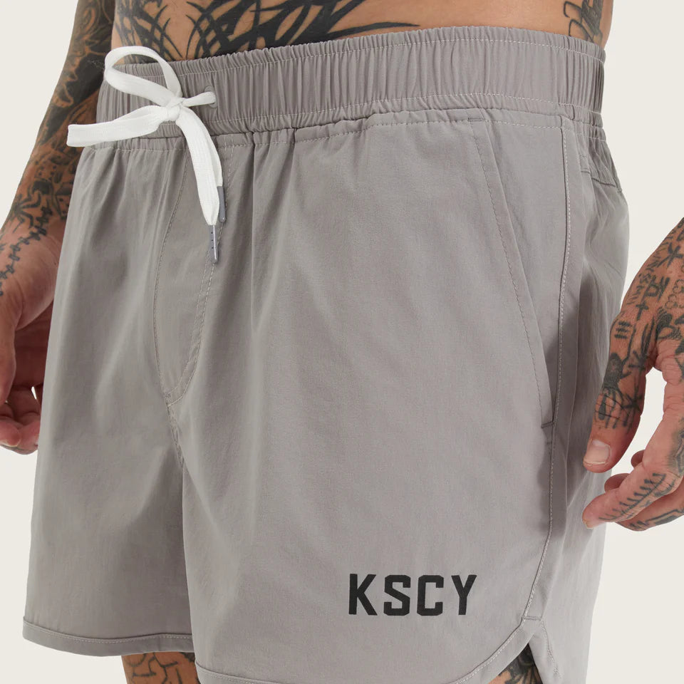 Kiss Chacey Mercury Runner Short - Alloy