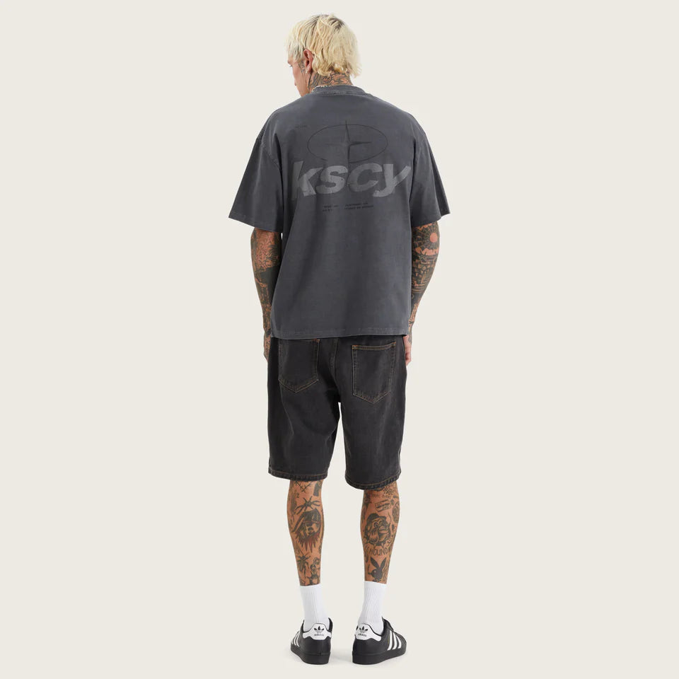 Kiss Chacey Tretio Street Tee - Pigment Asphalt