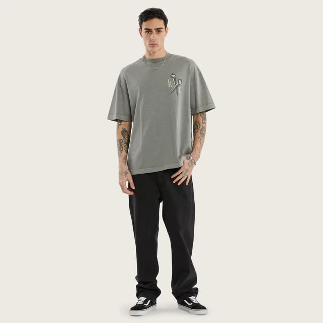 Kiss Chacey Nailed Street Tee - Pigment Frost Grey