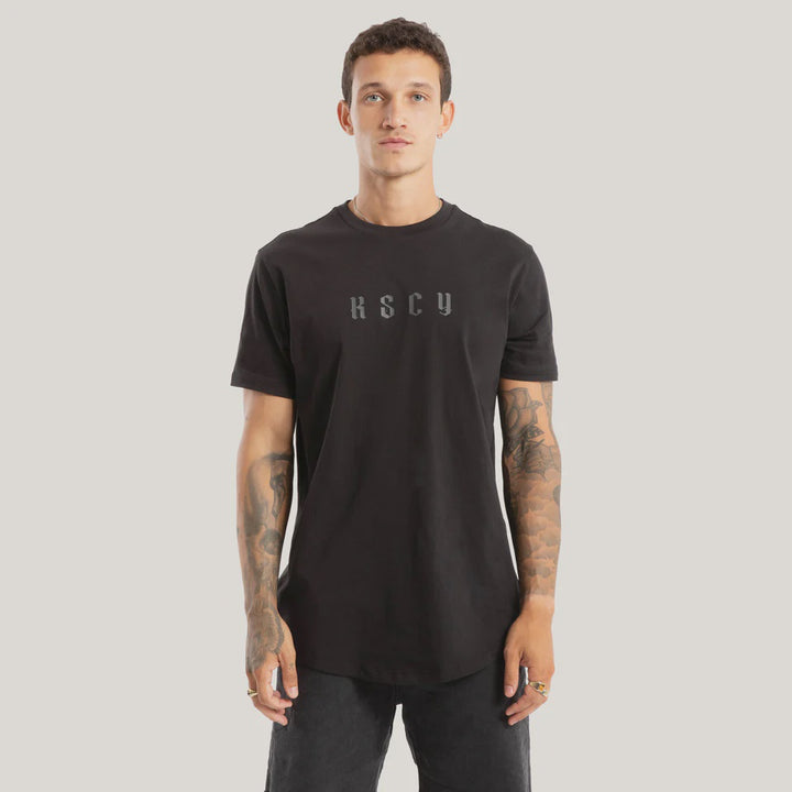 Kiss Chacey Surplus Dual Curved Tee - Jet Black