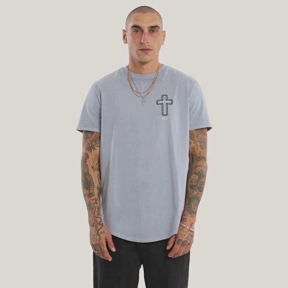 Kiss Chacey Sanctus Dual Curved Tee - Pigment Lavendar