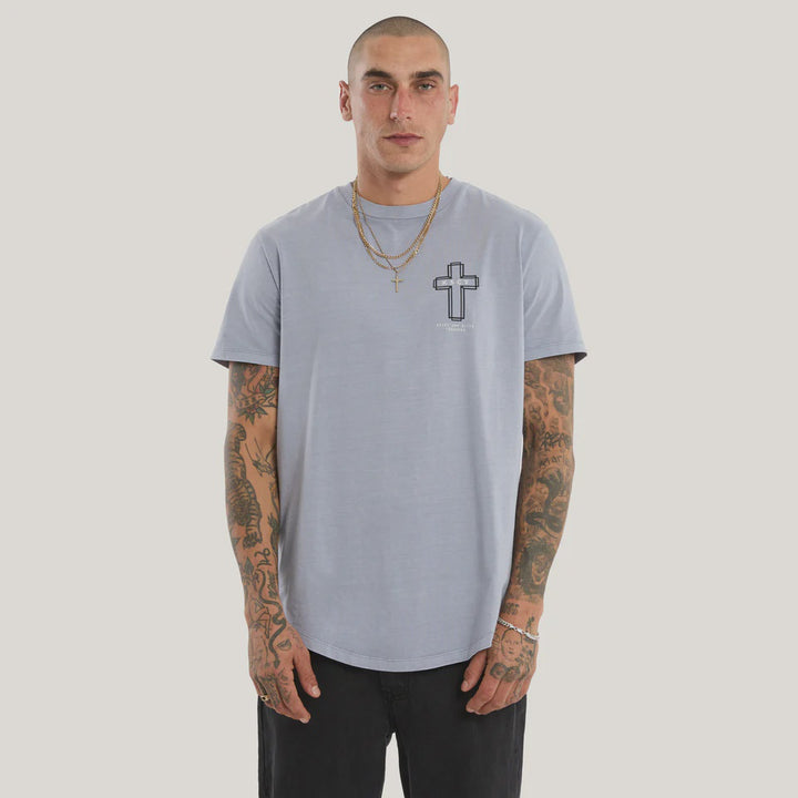 Kiss Chacey Sanctus Dual Curved Tee - Pigment Lavendar