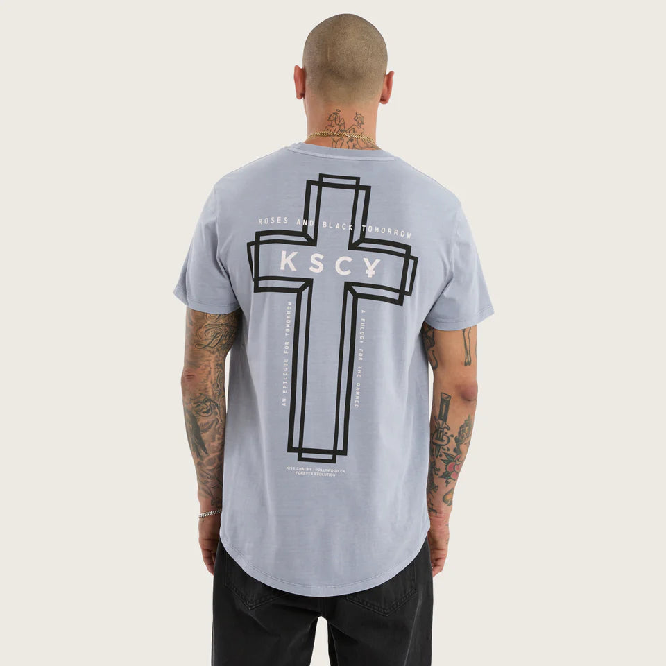 Kiss Chacey Sanctus Dual Curved Tee - Pigment Lavendar