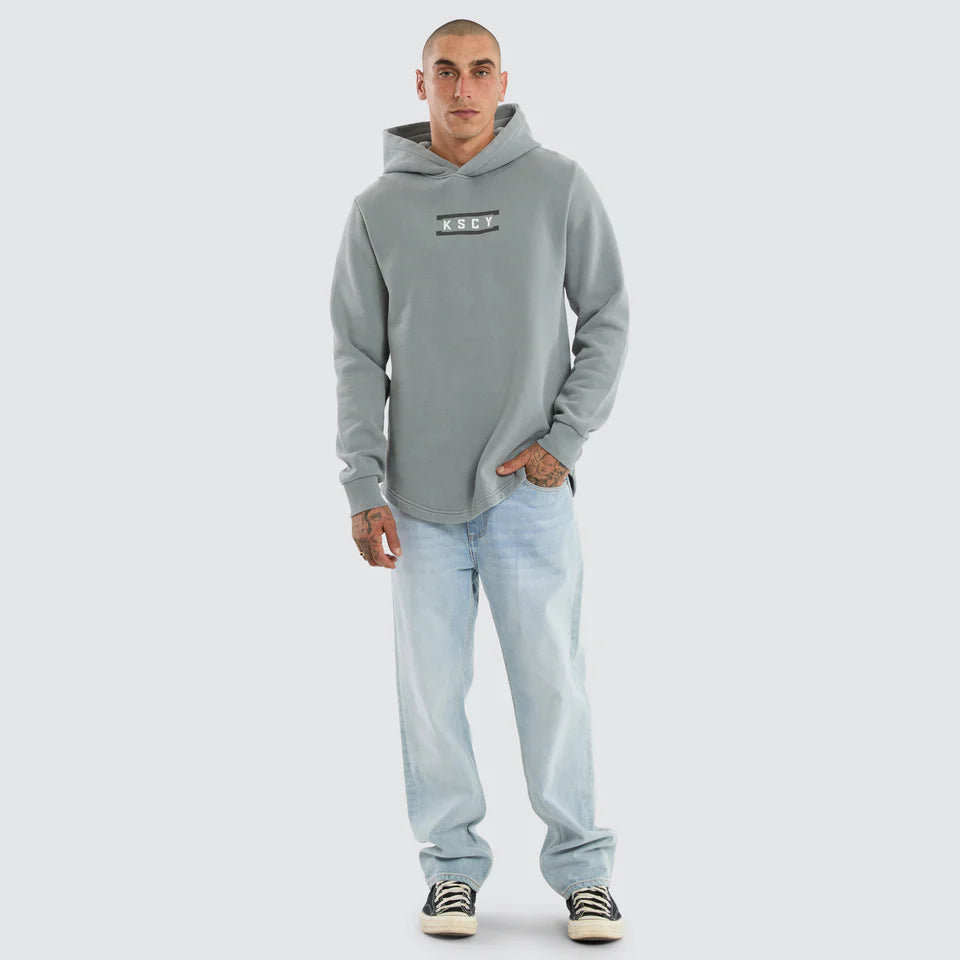 Kiss Chacey Divine Dual Curved Hoodie - Pigment Ultimate Grey