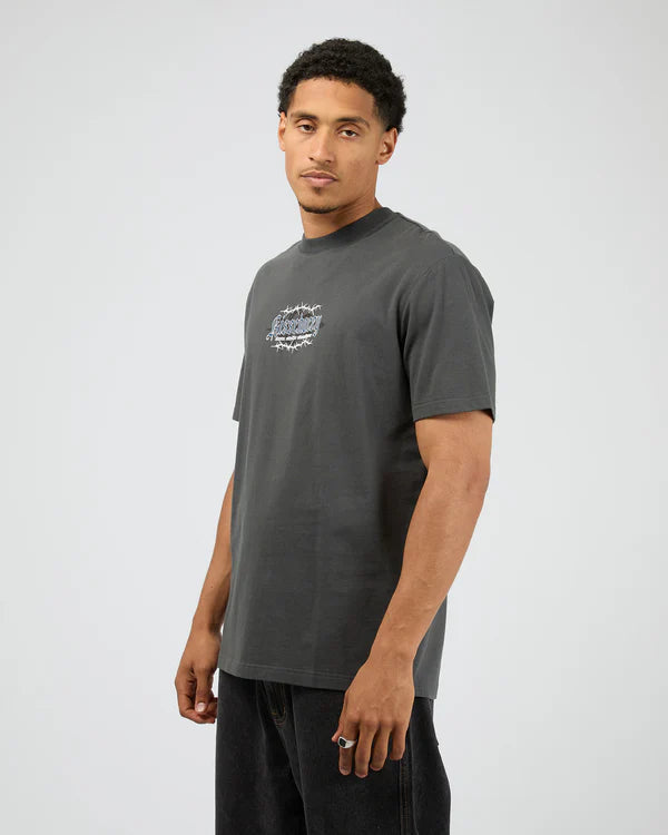 Kiss Chacey Risen Relaxed Tee - Asphalt