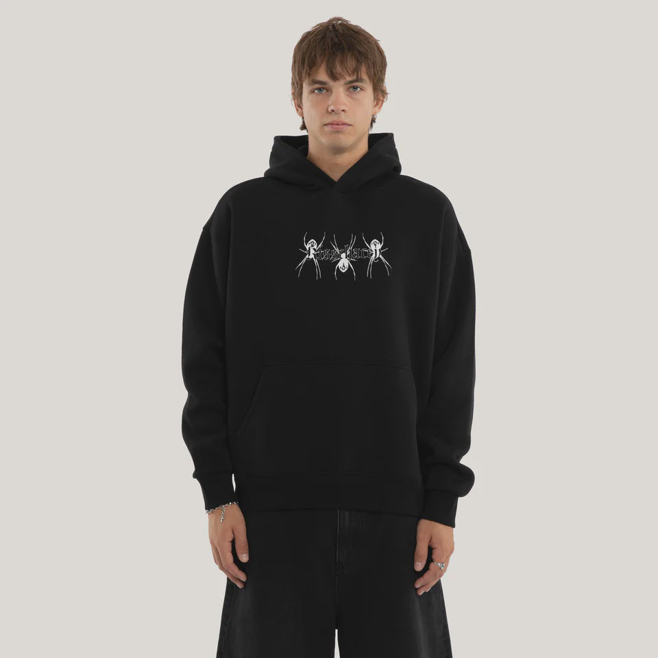 Kiss Chacey Creep Oversize Hoodie - Jet Black