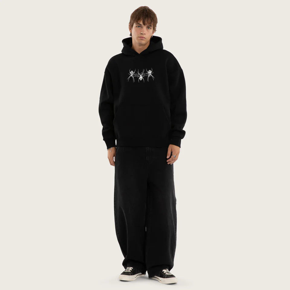 Kiss Chacey Creep Oversize Hoodie - Jet Black