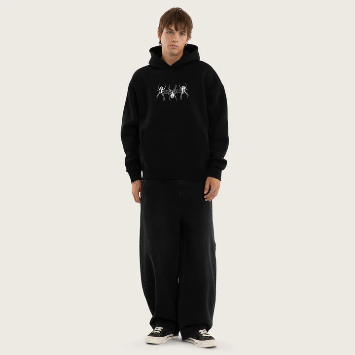 Kiss Chacey Creep Oversize Hoodie - Jet Black