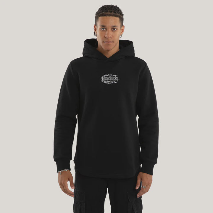 Kiss Chacey Risen Dual Curved Hoodie - Jet Black