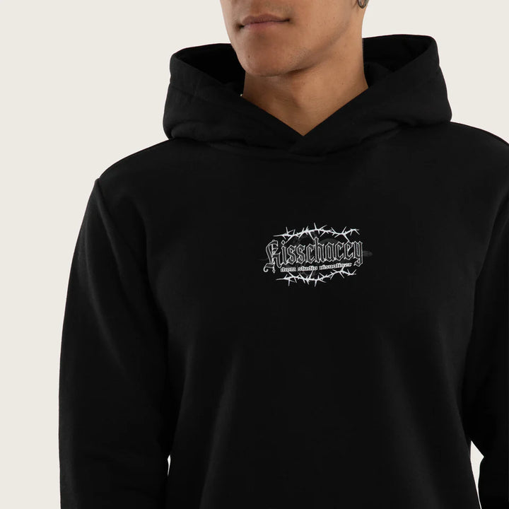 Kiss Chacey Risen Dual Curved Hoodie - Jet Black