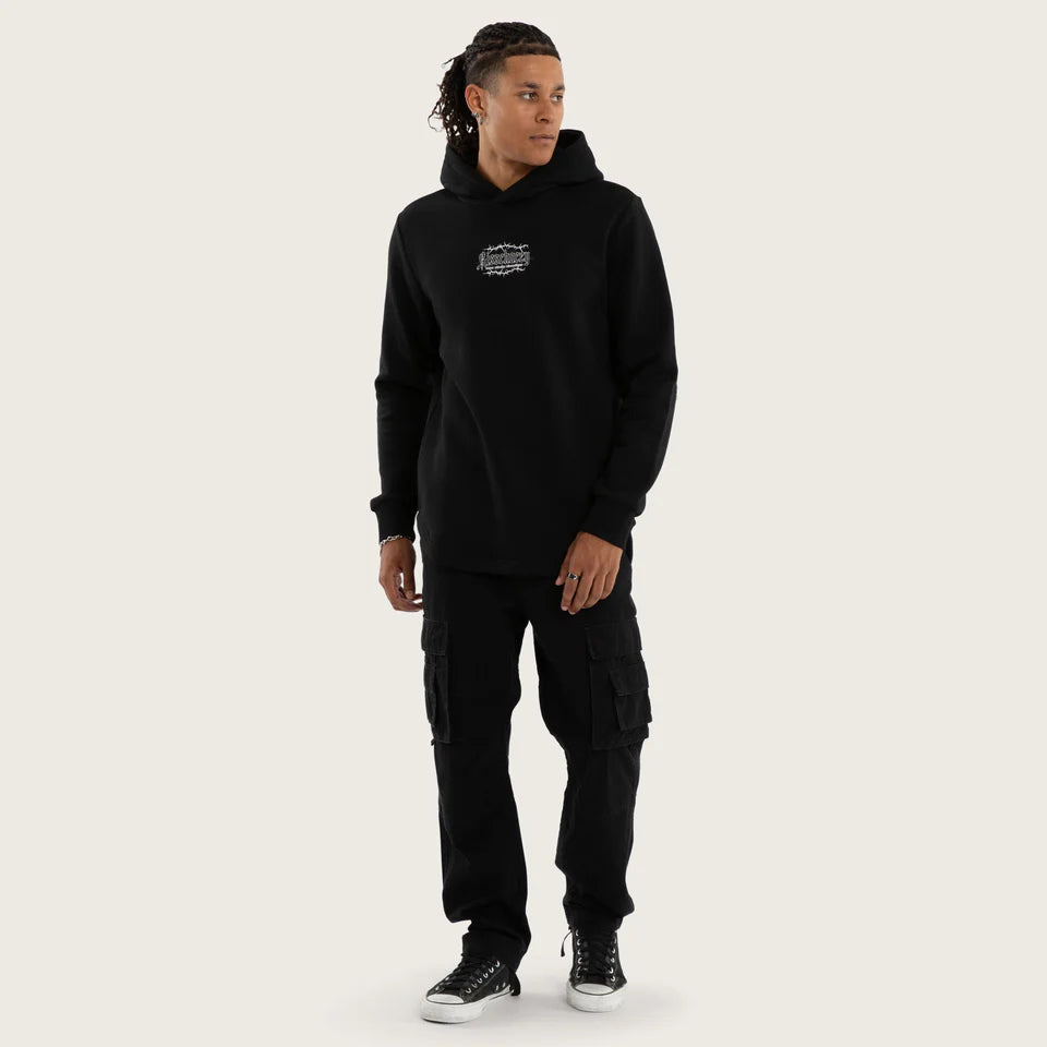 Kiss Chacey Risen Dual Curved Hoodie - Jet Black