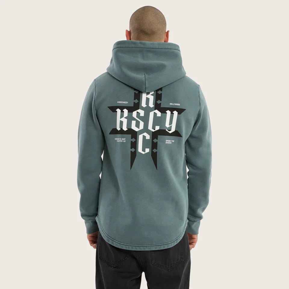 Kiss Chacey Catalyst Dual Curved Hoodie - Pigment Storrmy