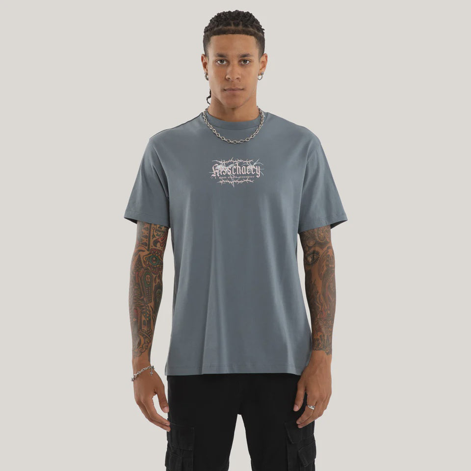 Kiss Chacey Charlotte Relaxed Tee - Stormy Weather
