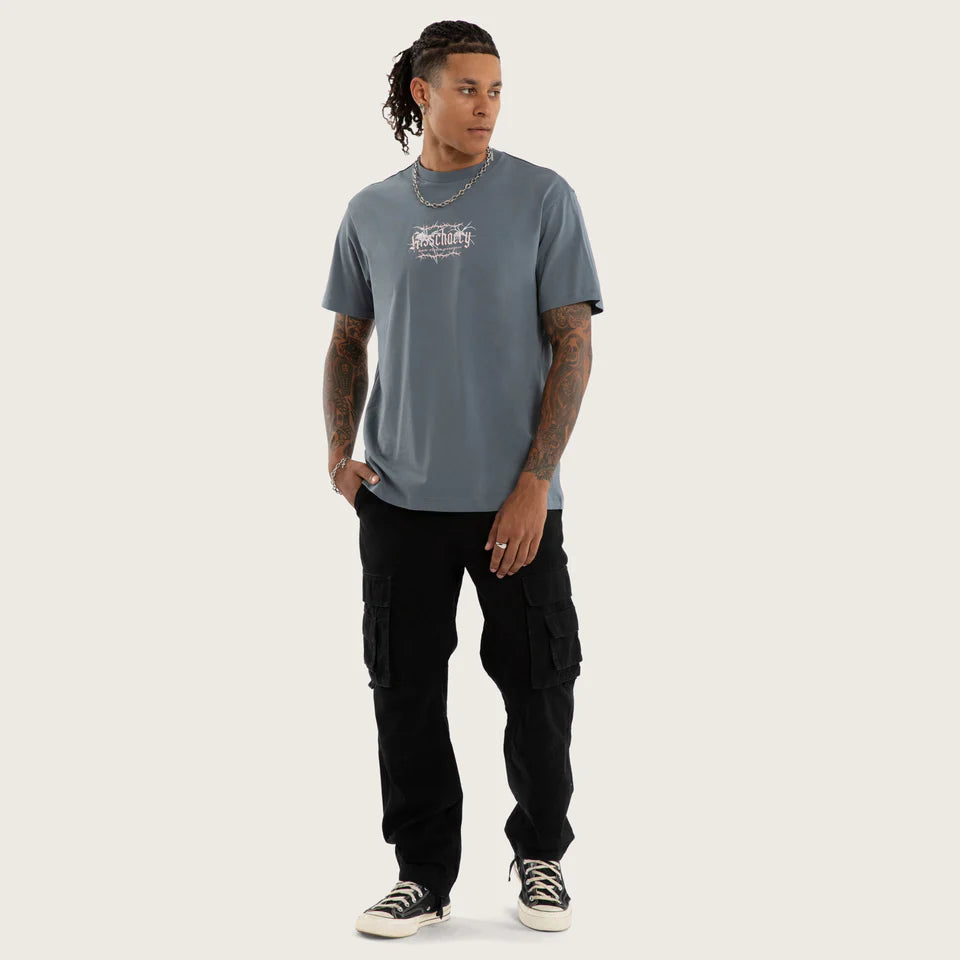 Kiss Chacey Charlotte Relaxed Tee - Stormy Weather