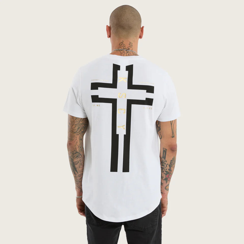 Kiss Chacey Rain Dual Curved Tee - Optical White