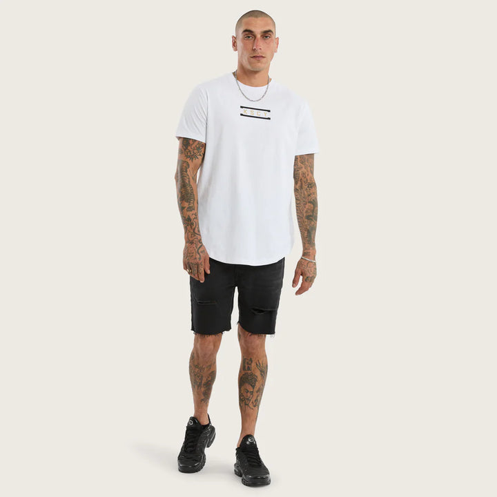 Kiss Chacey Rain Dual Curved Tee - Optical White