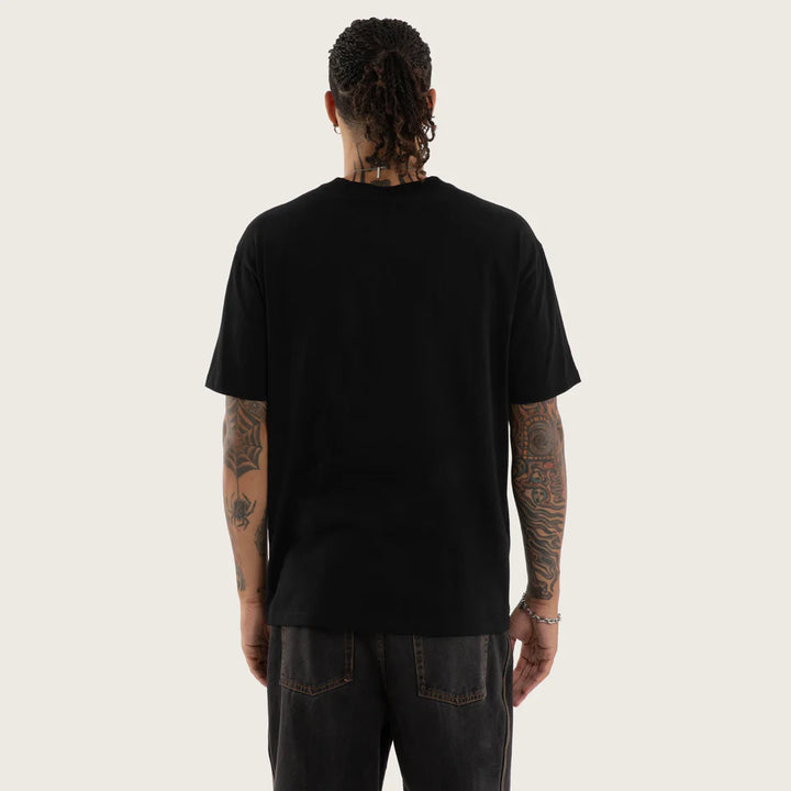 Kiss Chacey Bedlam Box Fit Tee - Jet Black