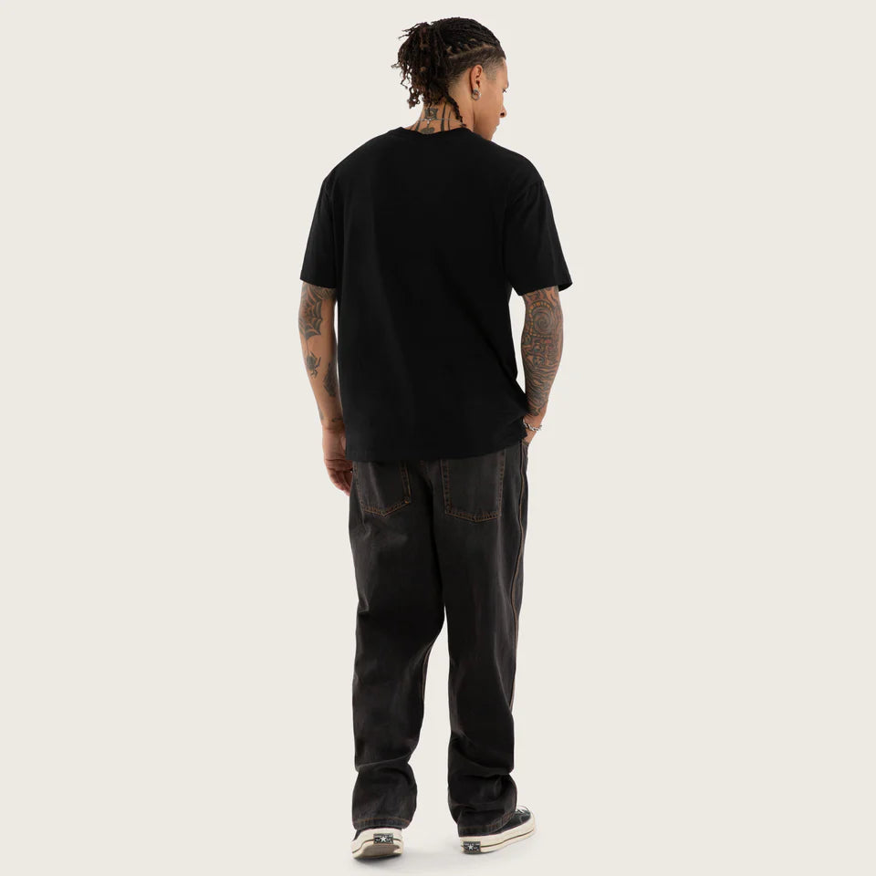 Kiss Chacey Bedlam Box Fit Tee - Jet Black