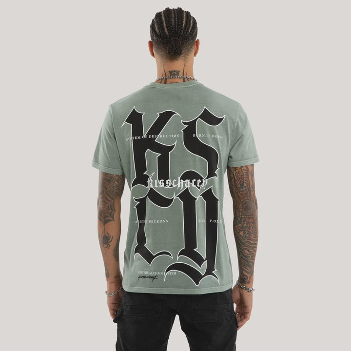 Kiss Chacey Beckons Standard Tee - Pigment Slate Grey