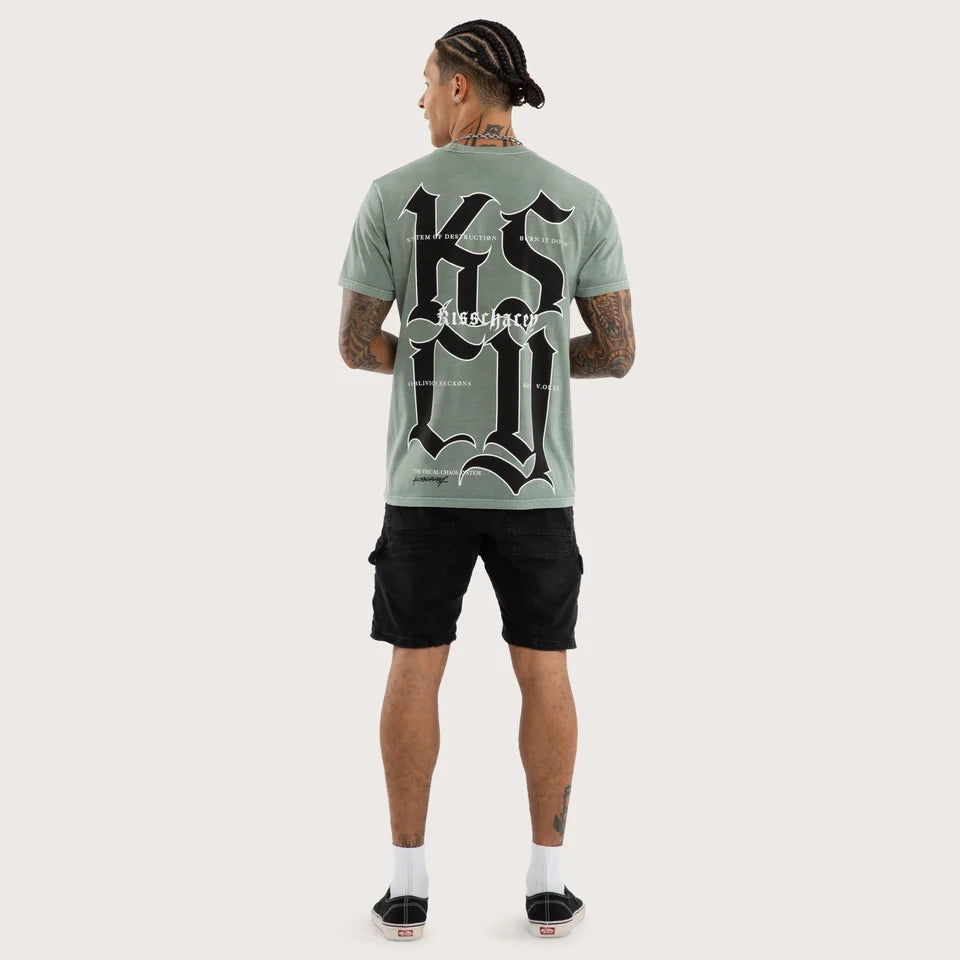 Kiss Chacey Beckons Standard Tee - Pigment Slate Grey