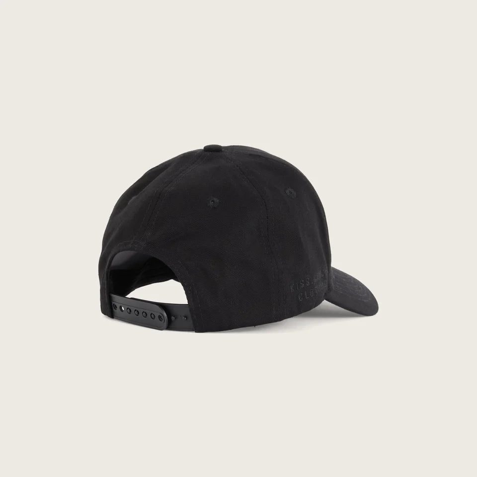 Kiss Chacey Winsted 5 Panel Curved Peak Cap - Black