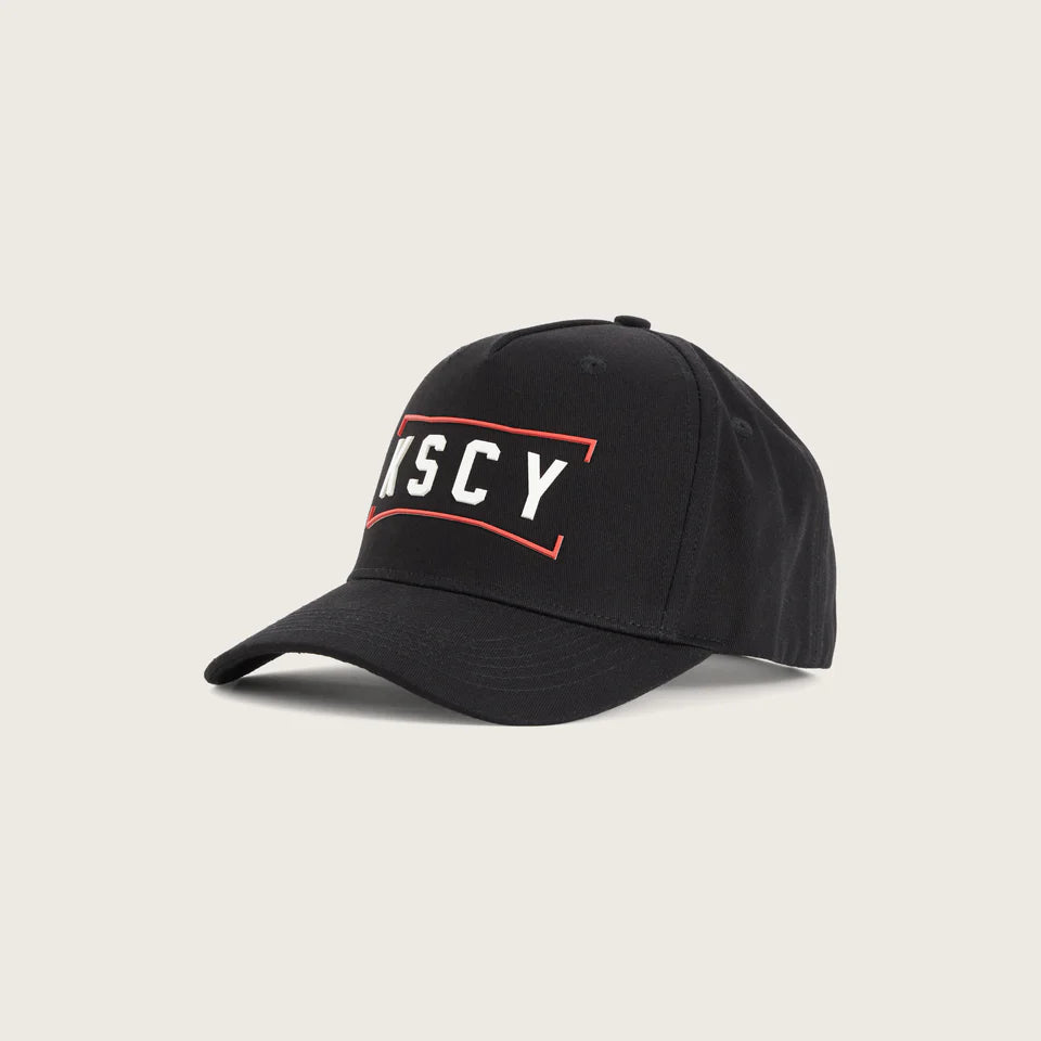 Kiss Chacey Bronx 5 Panel Curved Peak Cap - Black