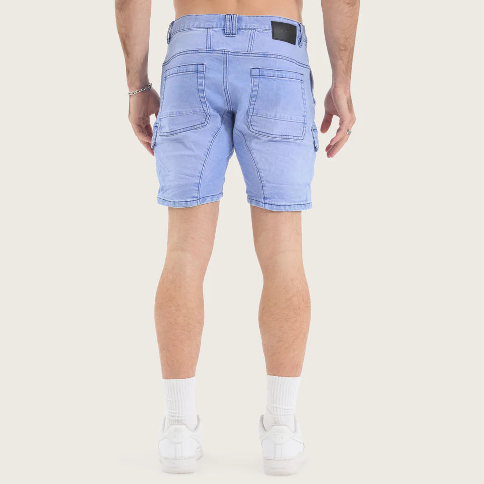 Kiss Chacey Salem Cargo Short - Crystal Blue