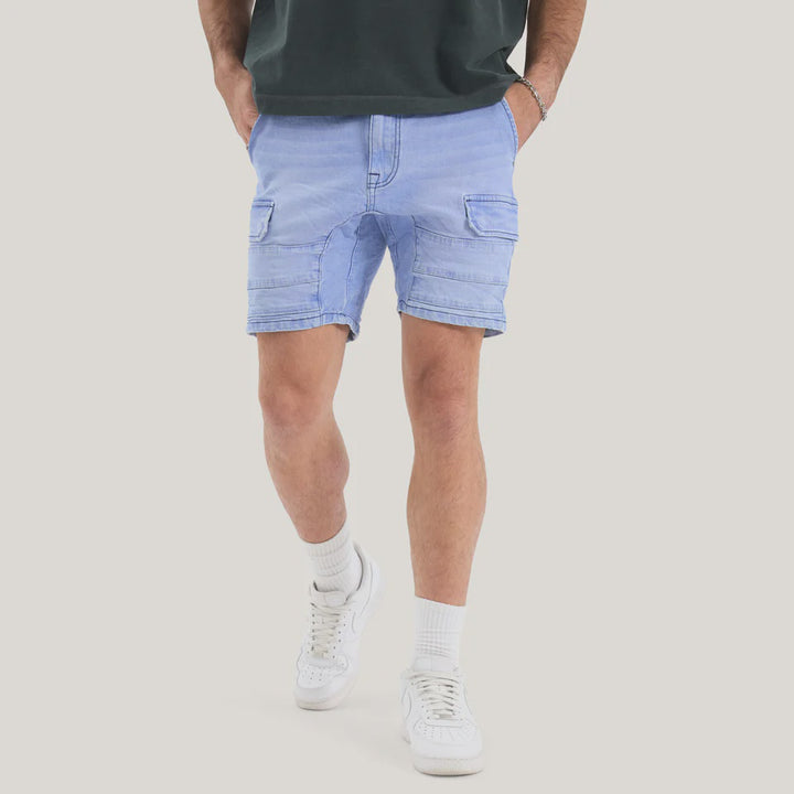 Kiss Chacey Salem Cargo Short - Crystal Blue