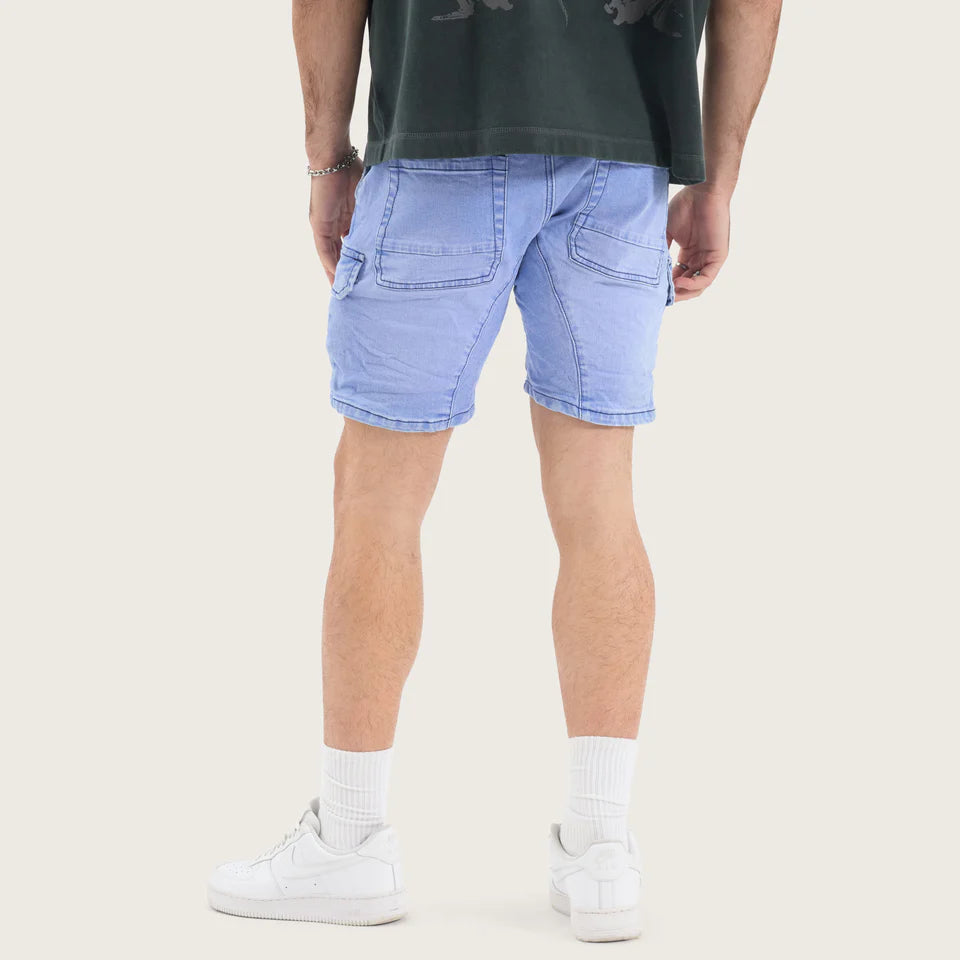 Kiss Chacey Salem Cargo Short - Crystal Blue