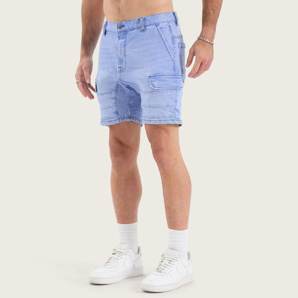 Kiss Chacey Salem Cargo Short - Crystal Blue