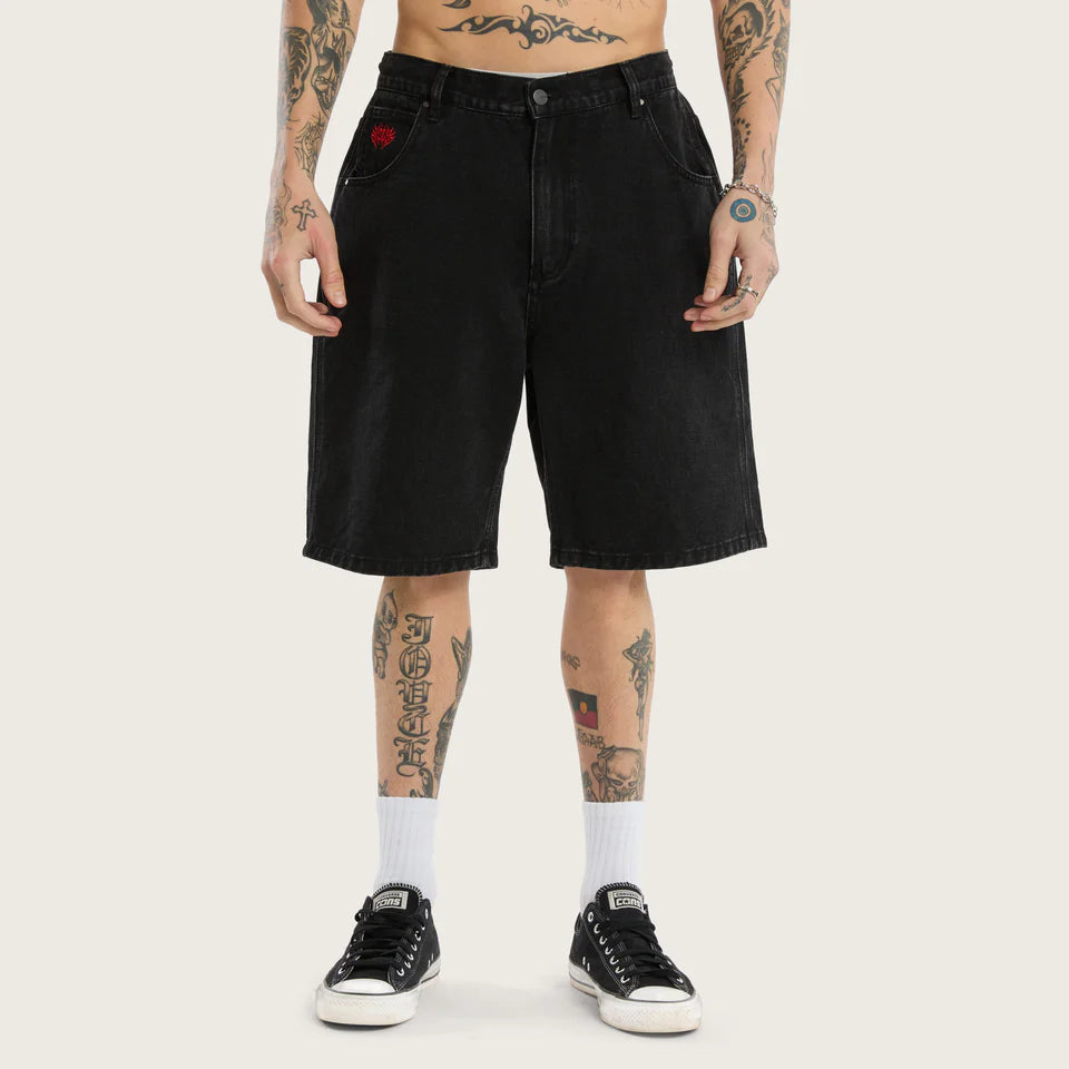 Kiss Chacey K6 Denim Jort - Worn Black