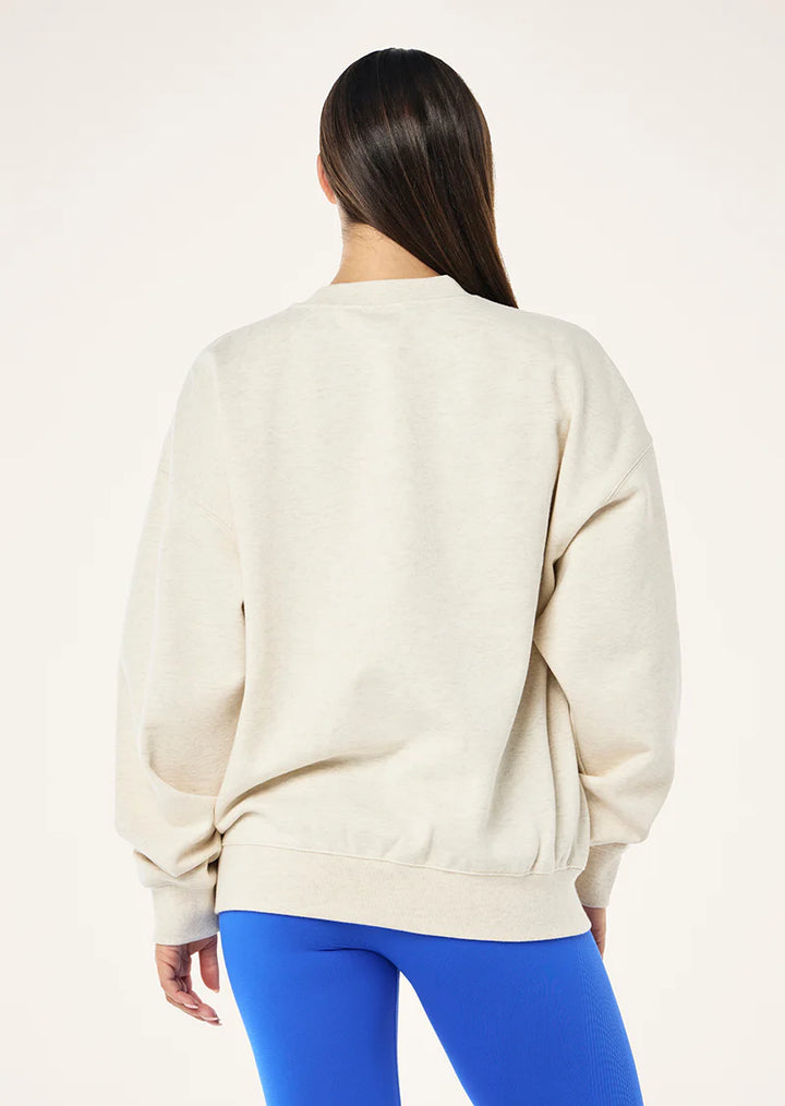 P.E Nation Kite Sweat - Oat Marle