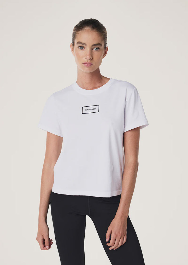 P.E Nation Kite Tee - Optic White
