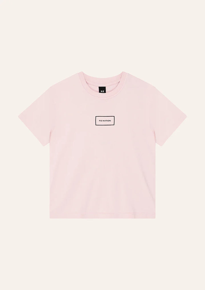 P.E Nation Kite Tee - Washed Chalk Pink