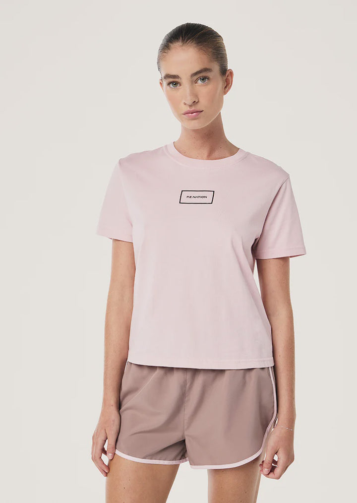 P.E Nation Kite Tee - Washed Chalk Pink