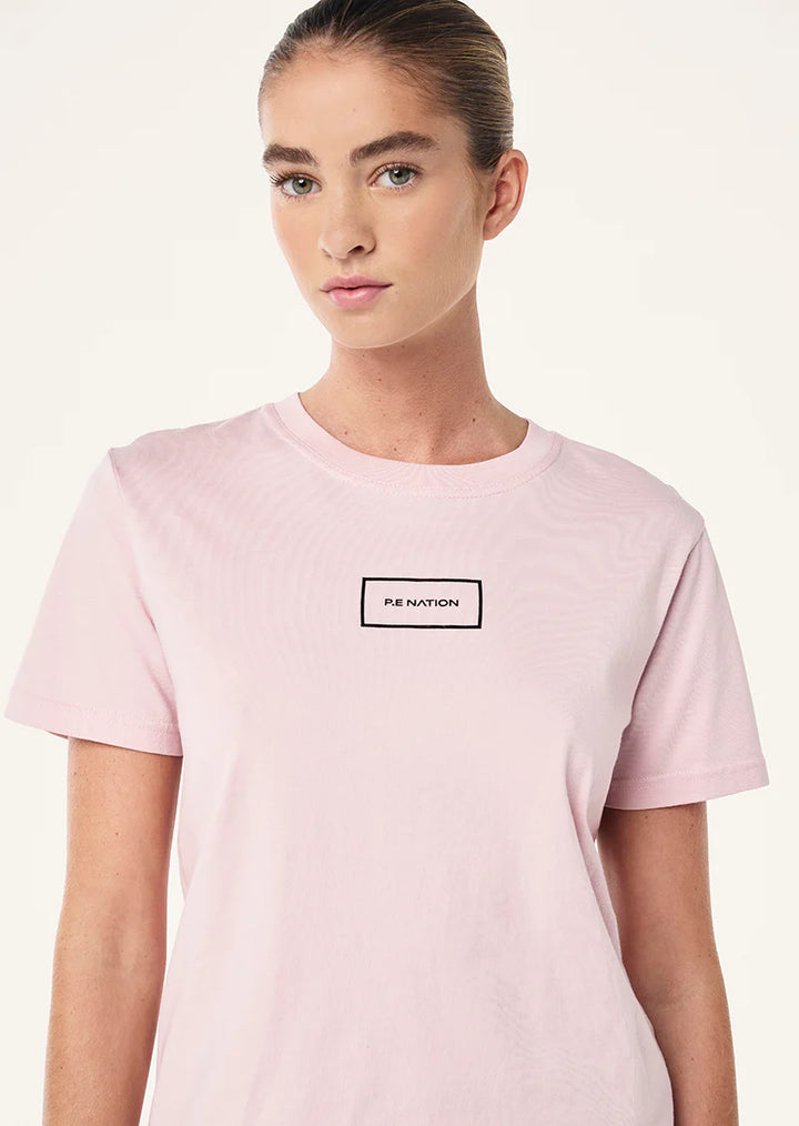 P.E Nation Kite Tee - Washed Chalk Pink