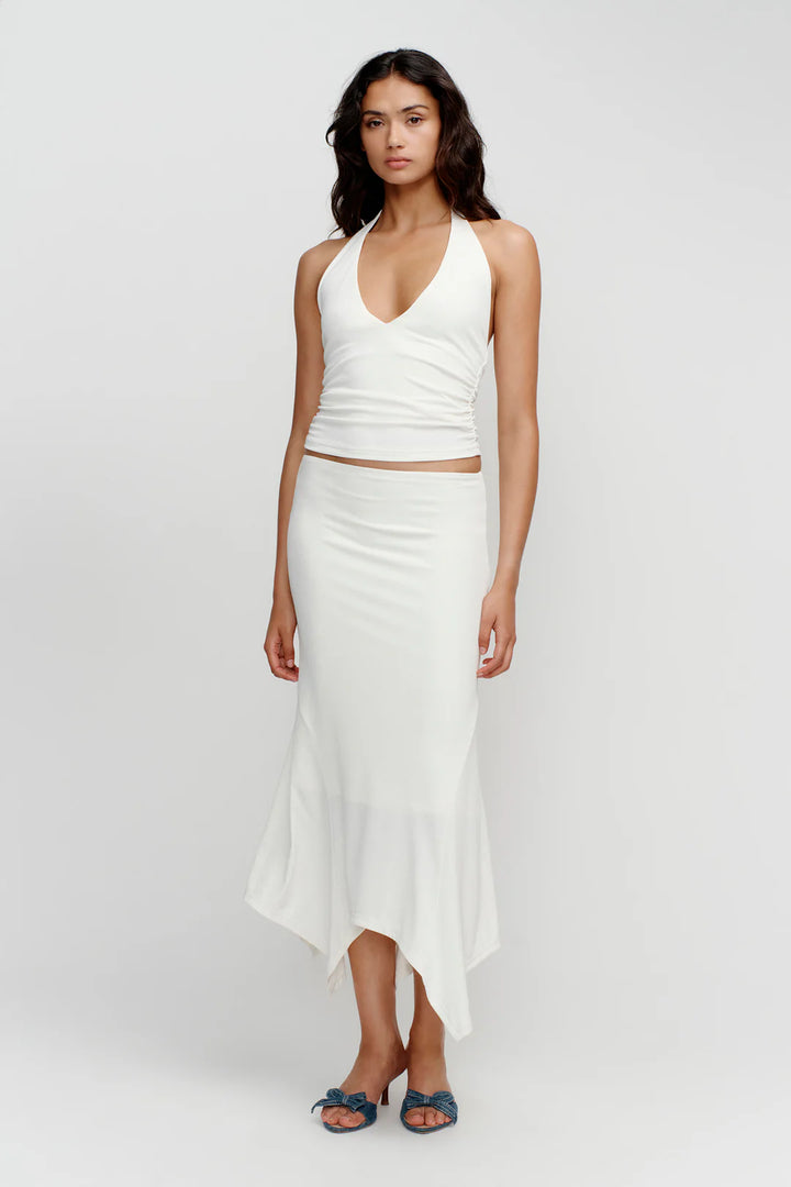 Ownley Kyah Halter Top - Ivory