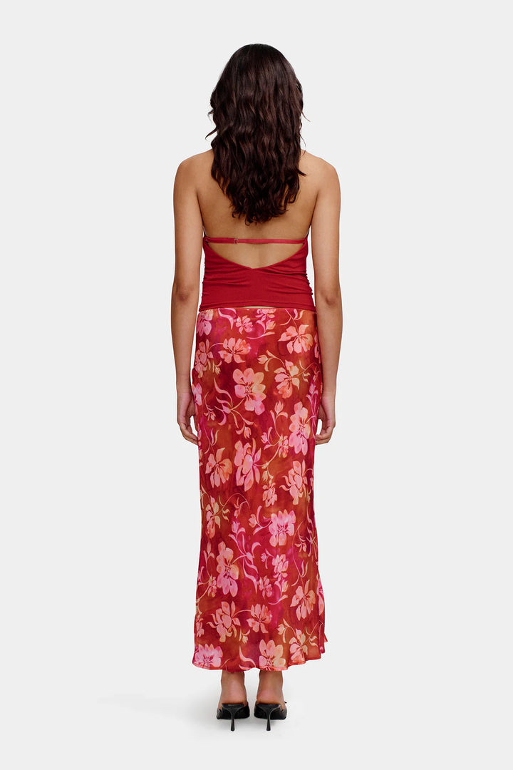 Ownley Kyah Halter Top - Ruby