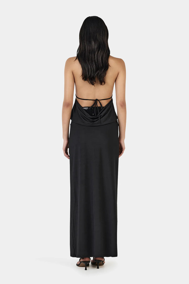 Ownley Kyra Cowl Top - Black