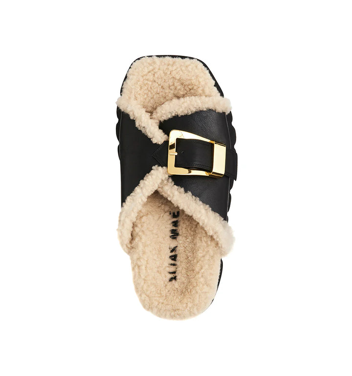 Alias Mae Kiara - Black Shearling Leather