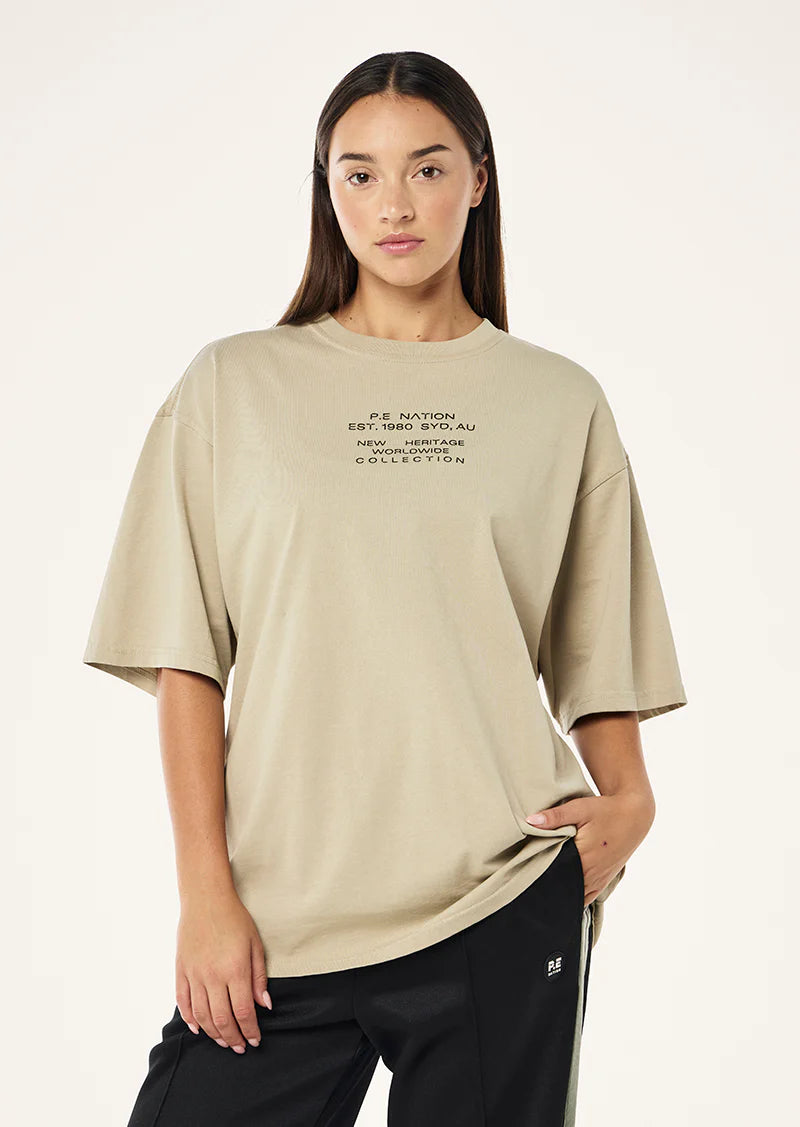 P.E Nation Lamont Tee - Washed Biscuit