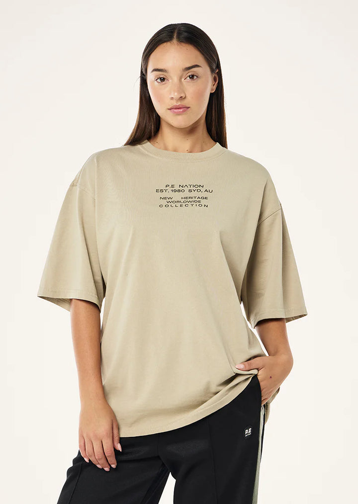 P.E Nation Lamont Tee - Washed Biscuit