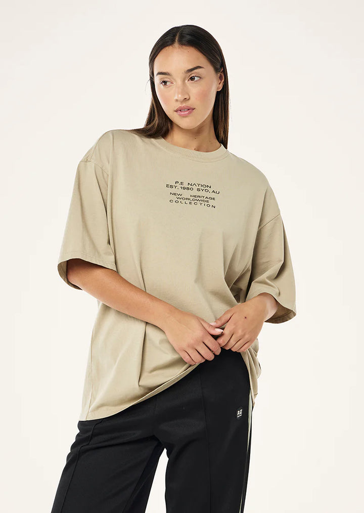 P.E Nation Lamont Tee - Washed Biscuit