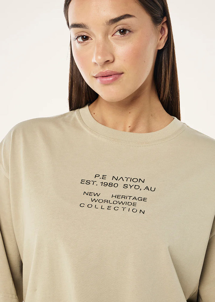 P.E Nation Lamont Tee - Washed Biscuit