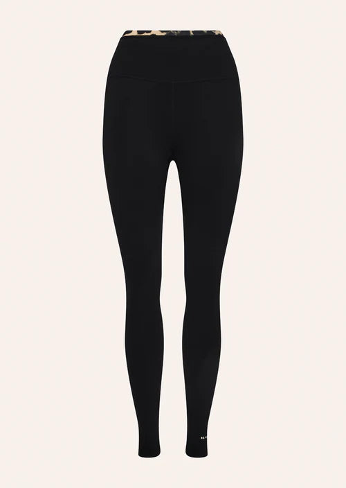 P.E Nation Vita Full Length Legging - Black/Leopard
