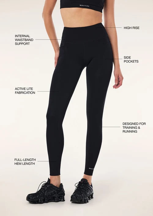 P.E Nation Recalibrate Full Length Legging - Black