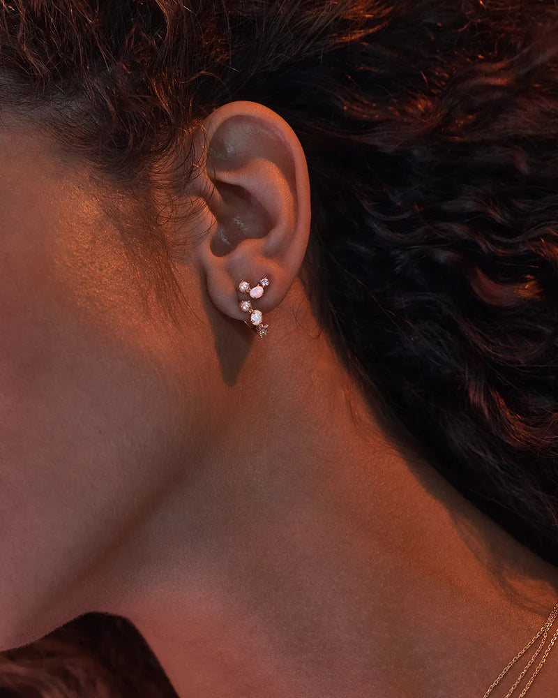 By Charlotte Cosmic Bloom Studs Earrings - 18k Gold Vermeil