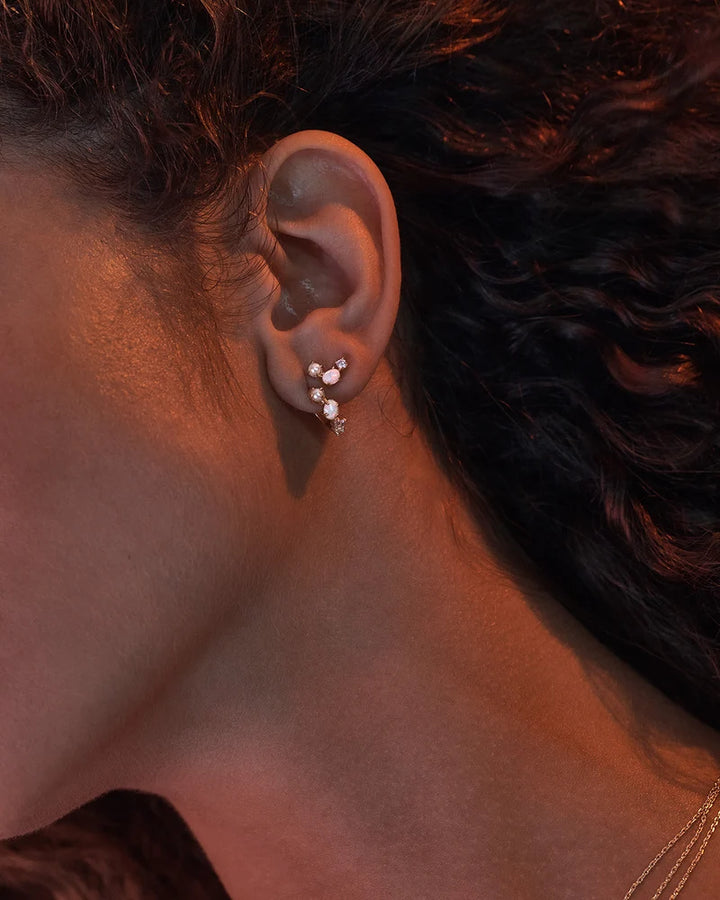 By Charlotte Cosmic Bloom Studs Earrings - 18k Gold Vermeil