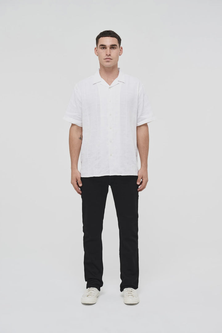 Neuw Denim Hunter Short Sleeve Shirt - Papyrus/Natural